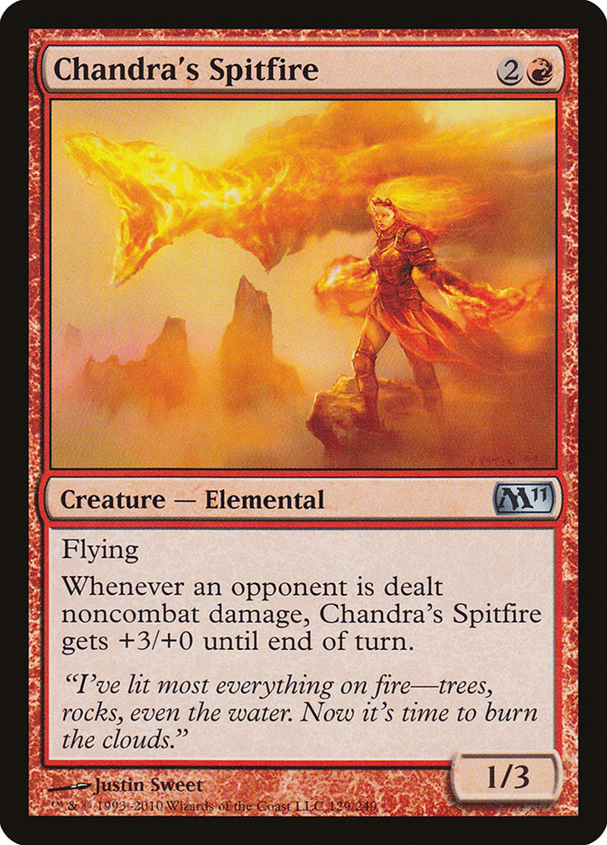 Chandra's Spitfire 129 (Magic 2011 (M11))  | Good Games Adelaide SA