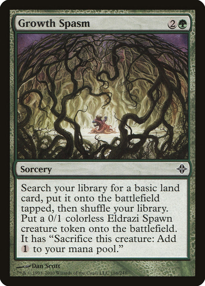 Growth Spasm 186 (Rise of the Eldrazi)  - Foil | Good Games Adelaide SA