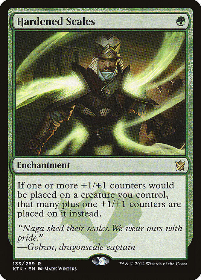 Hardened Scales 133 (Khans of Tarkir)  - Foil | Good Games Adelaide SA