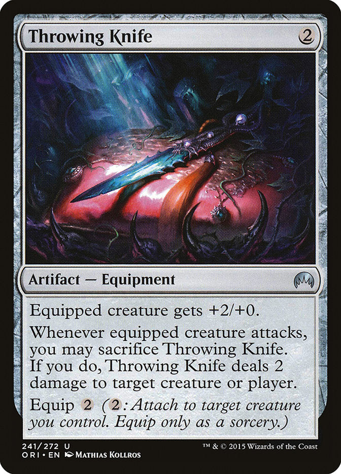 Throwing Knife 241 (Magic Origins)  - Foil | Good Games Adelaide SA