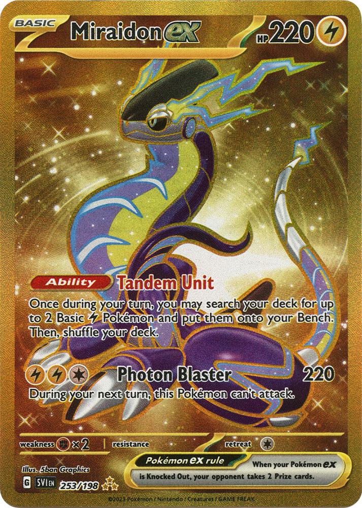 Miraidon ex 253 198 253/198 (SV01: Scarlet & Violet Base Set)  - Holofoil | Good Games Adelaide SA