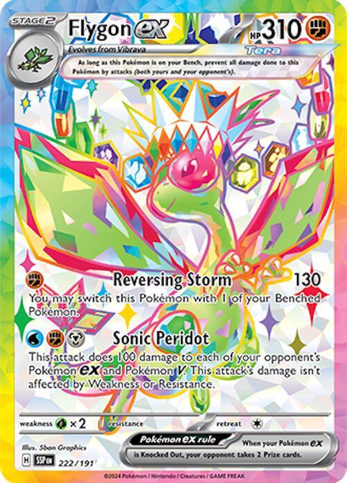 Flygon ex 222/191 (SV08: Surging Sparks)  - Holofoil | Good Games Adelaide SA