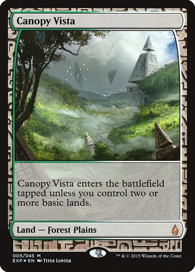 Canopy Vista 5 (Zendikar Expeditions)  - Foil | Good Games Adelaide SA