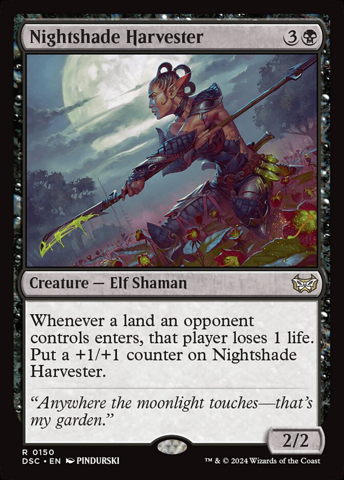 Nightshade Harvester 150 (Commander: Duskmourn: House of Horror)  | Good Games Adelaide SA