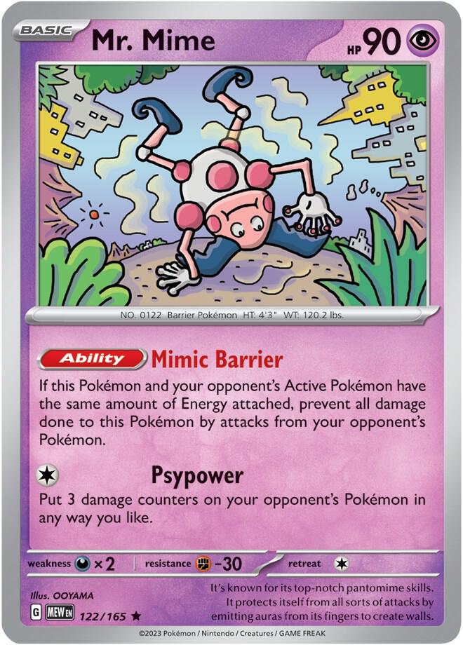 Mr Mime 122/165 (SV: Scarlet & Violet 151)  - Holofoil | Good Games Adelaide SA