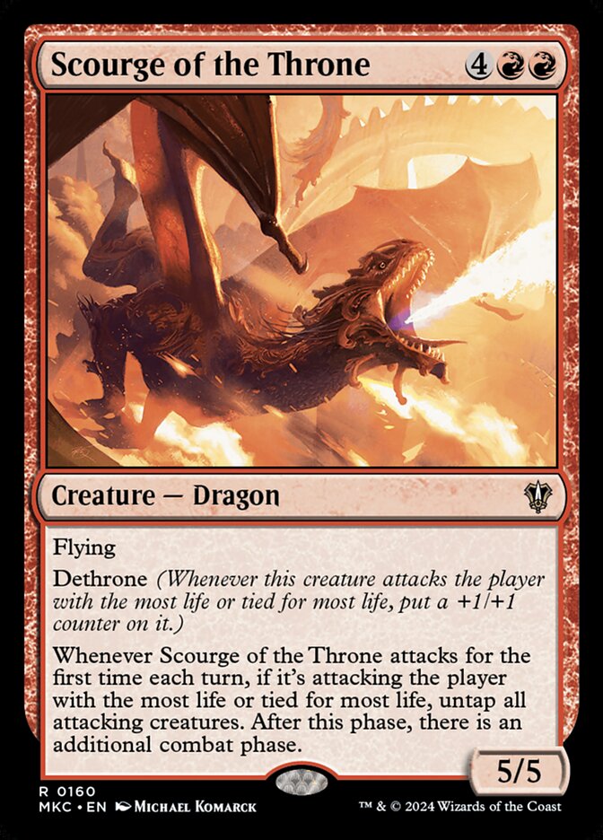 Scourge of the Throne 160 (Commander: Murders at Karlov Manor)  | Good Games Adelaide SA