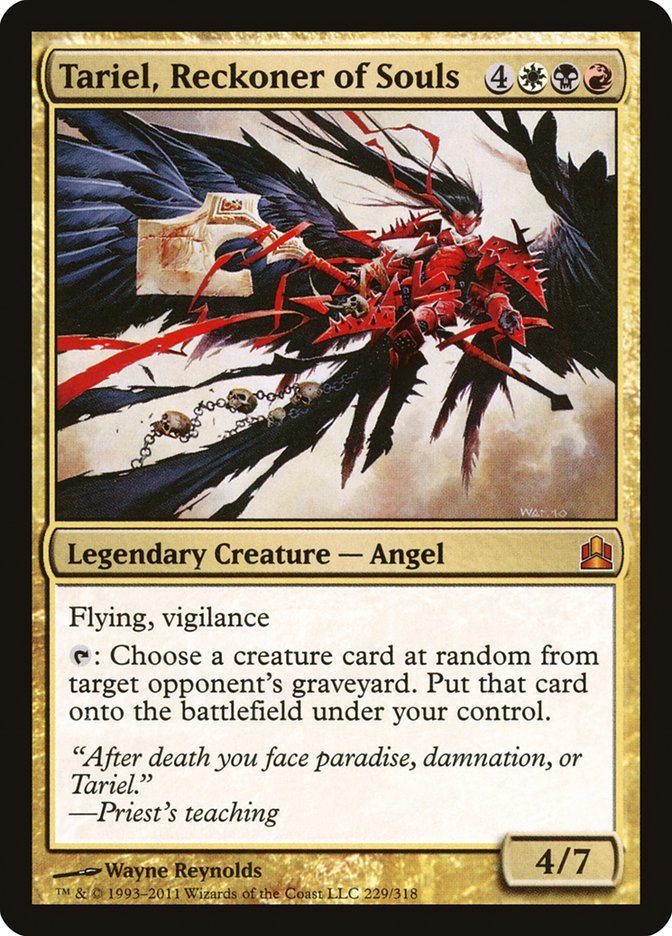 Tariel, Reckoner of Souls 229 (Commander)  | Good Games Adelaide SA