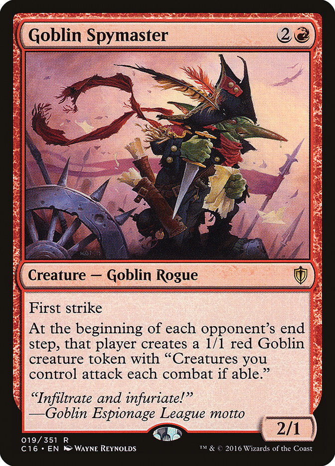Goblin Spymaster 19 (Commander 2016)  | Good Games Adelaide SA