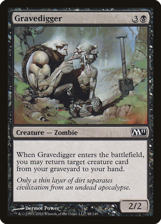 Gravedigger 98 (Magic 2011 (M11))  - Foil | Good Games Adelaide SA