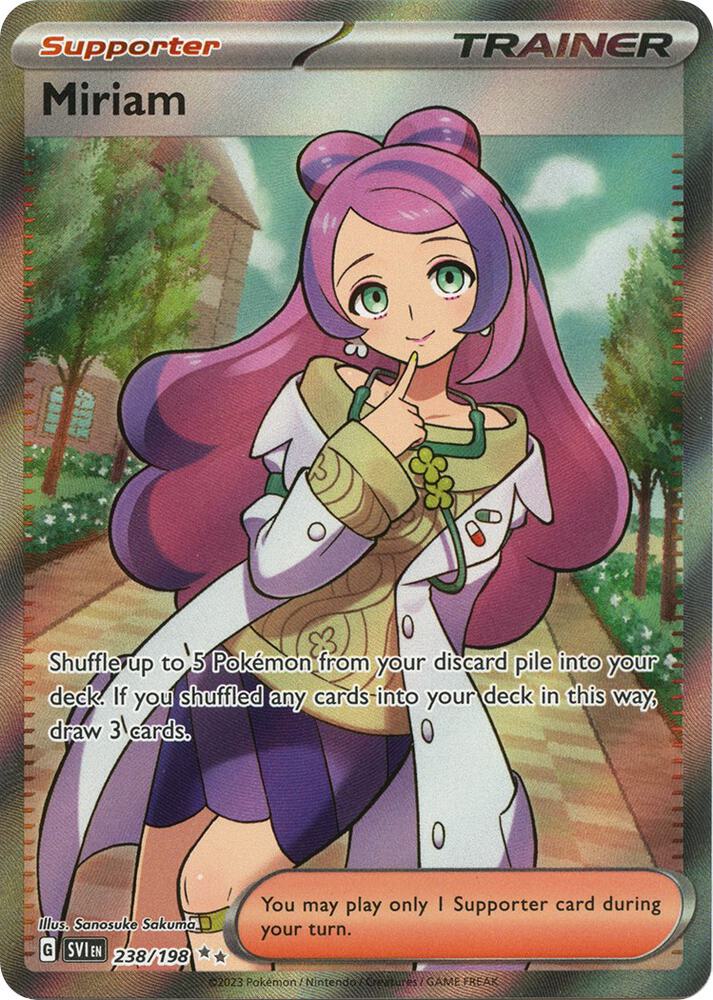 Miriam 238 198 238/198 (SV01: Scarlet & Violet Base Set)  - Holofoil | Good Games Adelaide SA