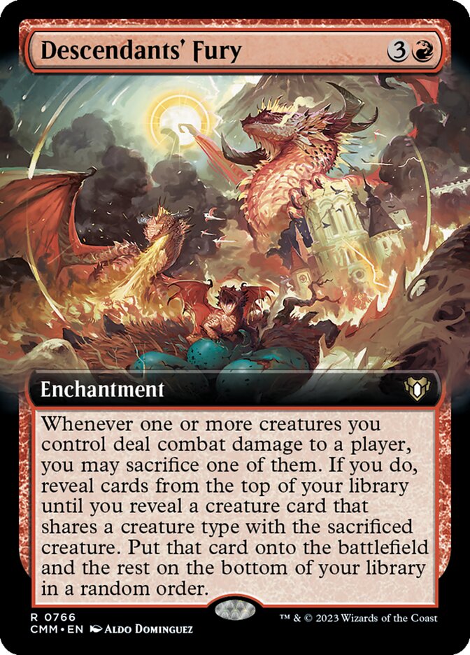 Descendant's Fury 766 (Commander Masters)  - Extended Art | Good Games Adelaide SA