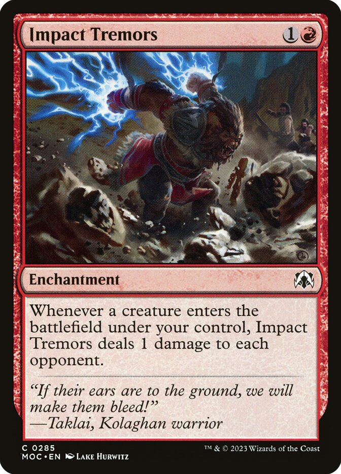 Impact Tremors 285 (Commander: March of the Machine)  | Good Games Adelaide SA