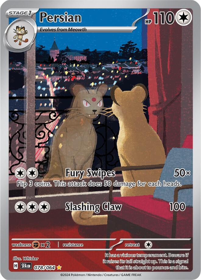 Persian 078/064 (SV: Shrouded Fable)  - Holofoil | Good Games Adelaide SA