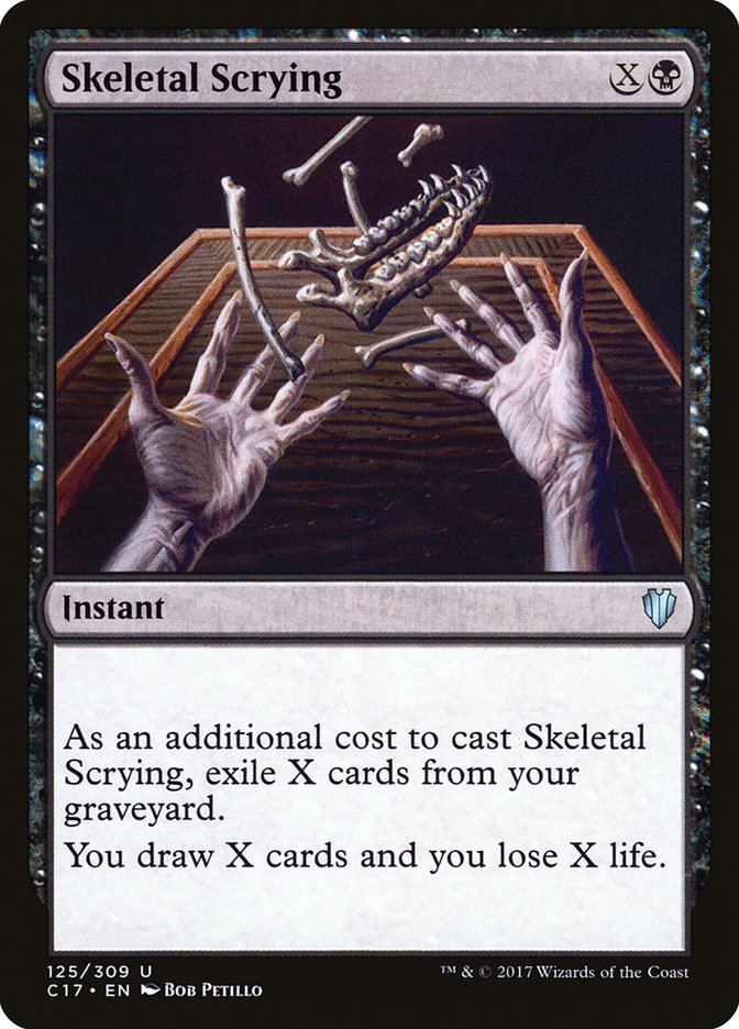 Skeletal Scrying 125 (Commander 2017)  | Good Games Adelaide SA