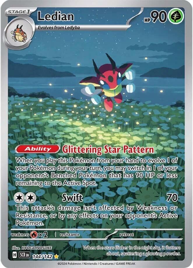 Ledian 144/142 (SV07: Stellar Crown)  - Holofoil | Good Games Adelaide SA