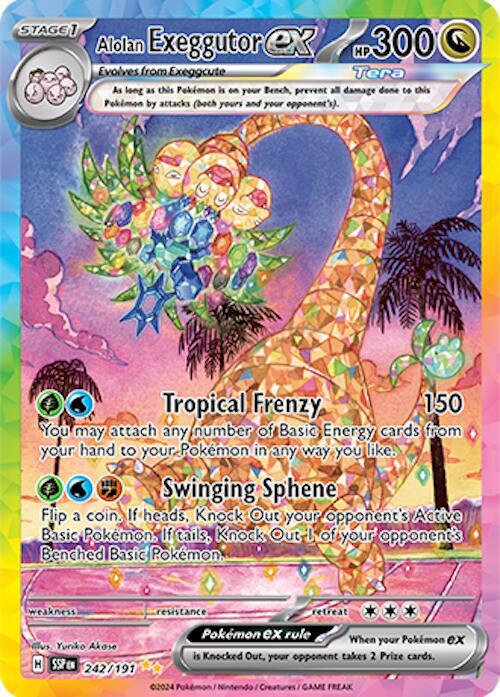 Alolan Exeggutor ex 242/191 (SV08: Surging Sparks)  - Holofoil | Good Games Adelaide SA