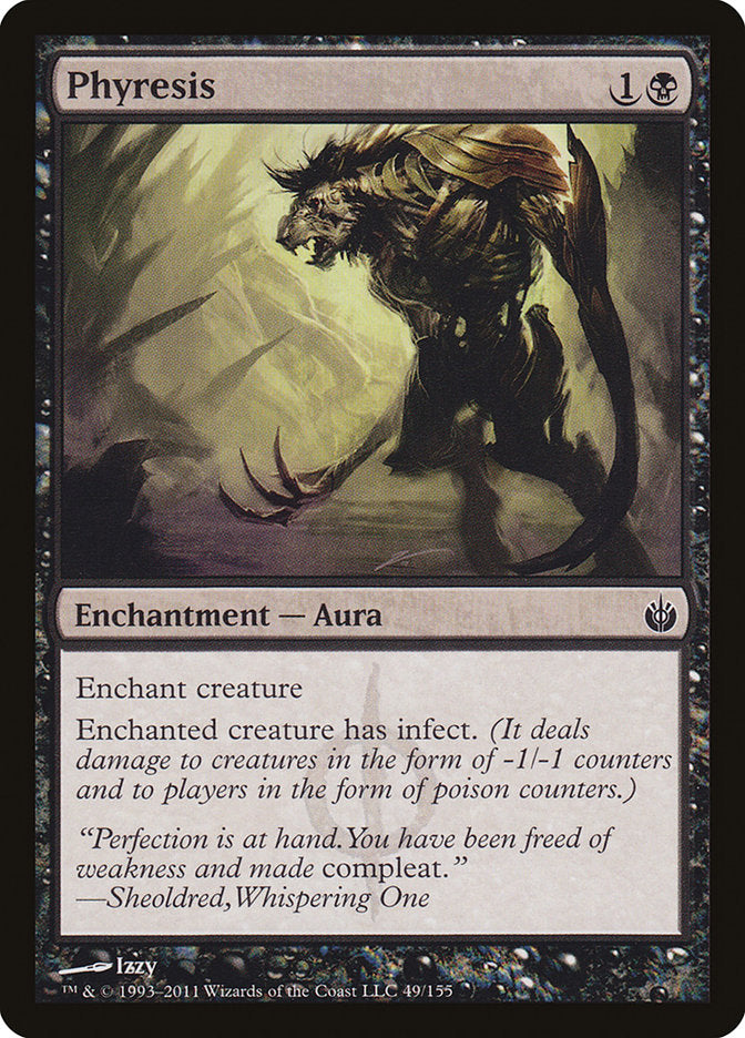 Phyresis 49 (Mirrodin Besieged)  - Foil | Good Games Adelaide SA