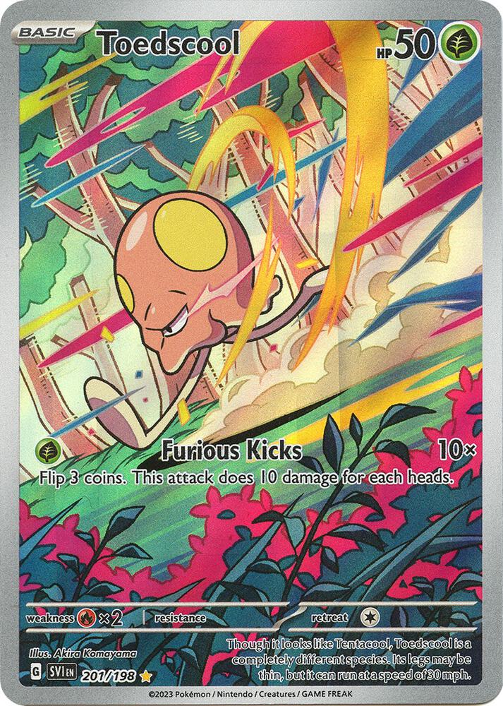 Toedscool 201 198 201/198 (SV01: Scarlet & Violet Base Set)  - Holofoil | Good Games Adelaide SA