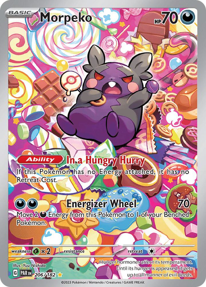 Morpeko 206/182 (SV04: Paradox Rift)  - Holofoil | Good Games Adelaide SA