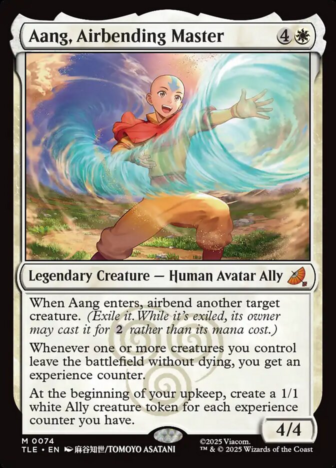 Aang, Airbending Master 74 (Avatar: The Last Airbender: Eternal-Legal)  | Good Games Adelaide SA