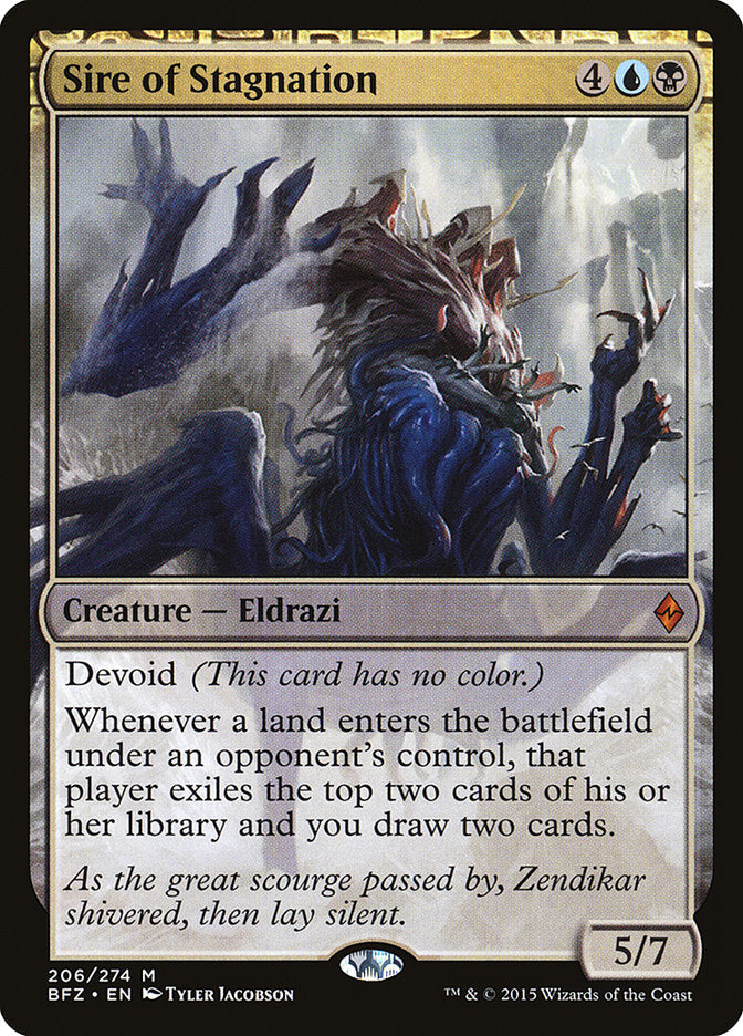 Sire of Stagnation 206 (Battle for Zendikar)  | Good Games Adelaide SA