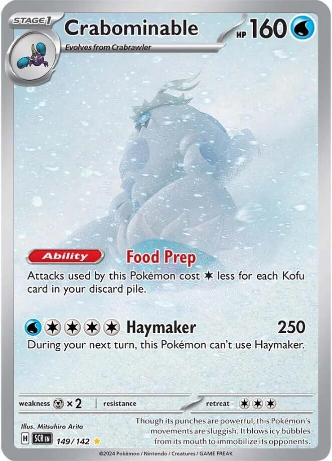 Crabominable 149/142 (SV07: Stellar Crown)  - Holofoil | Good Games Adelaide SA