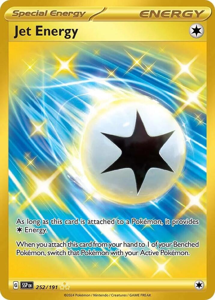 Jet Energy 252/191 (SV08: Surging Sparks)  - Holofoil | Good Games Adelaide SA