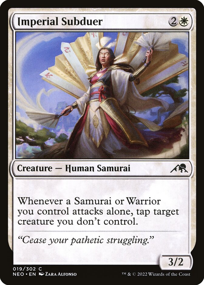 Imperial Subduer 19 (Kamigawa: Neon Dynasty)  - Foil | Good Games Adelaide SA