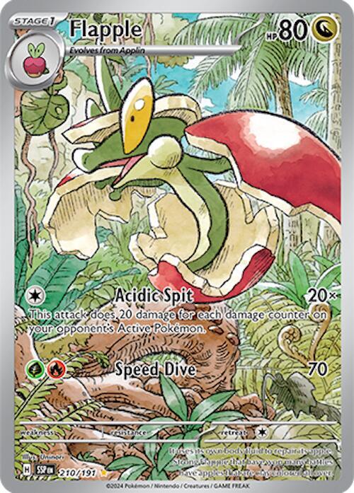 Flapple 210/191 (SV08: Surging Sparks)  - Holofoil | Good Games Adelaide SA