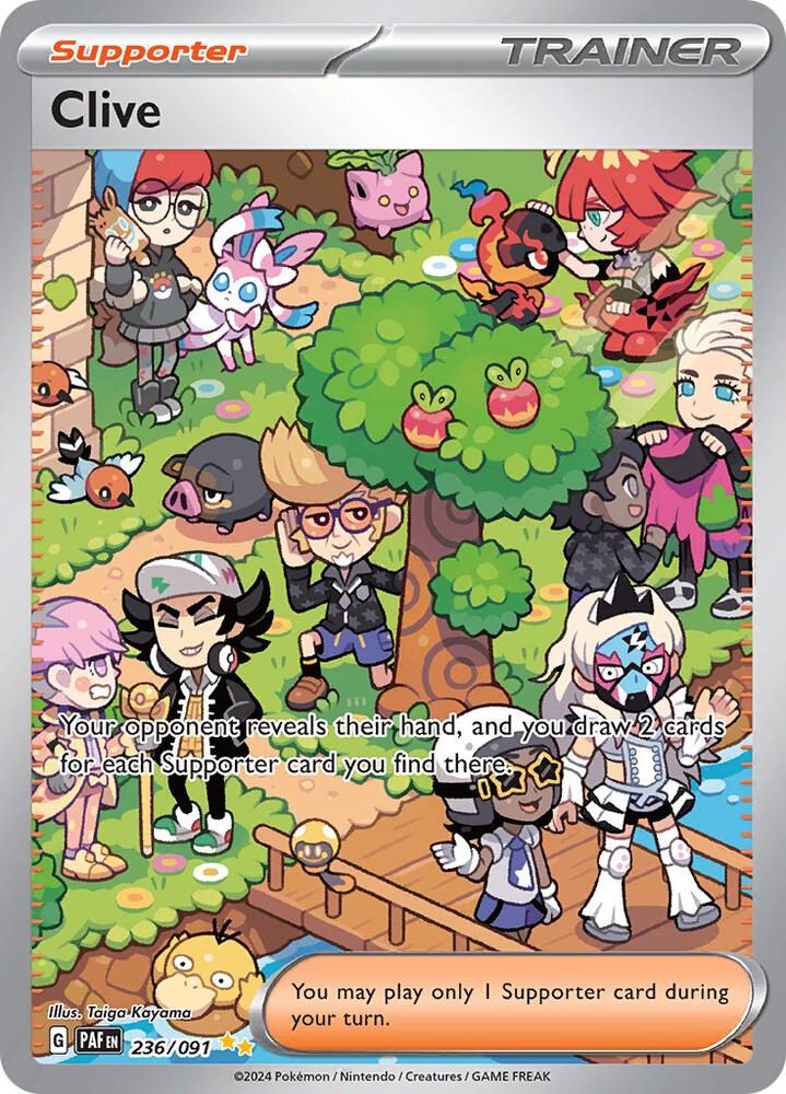 Clive 236/091 (SV: Paldean Fates)  - Holofoil | Good Games Adelaide SA