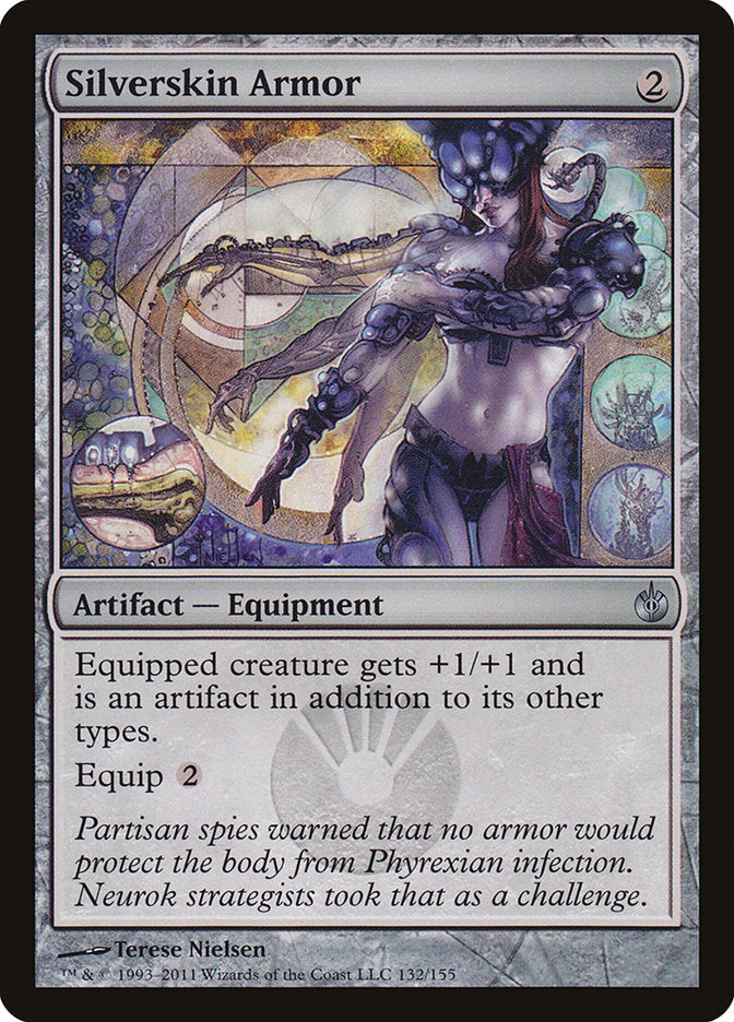 Silverskin Armor 132 (Mirrodin Besieged)  | Good Games Adelaide SA