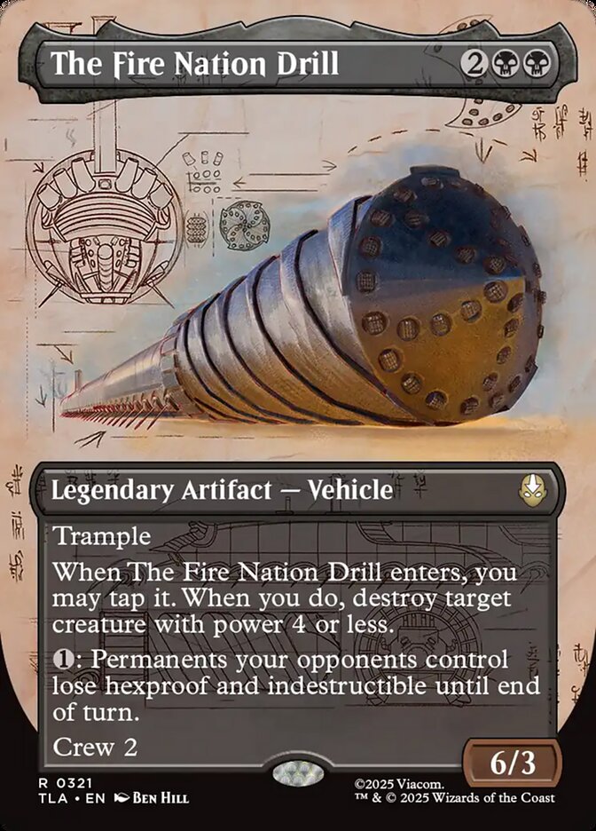 The Fire Nation Drill  321/286 (Avatar: The Last Airbender)  - Borderless | Good Games Adelaide SA