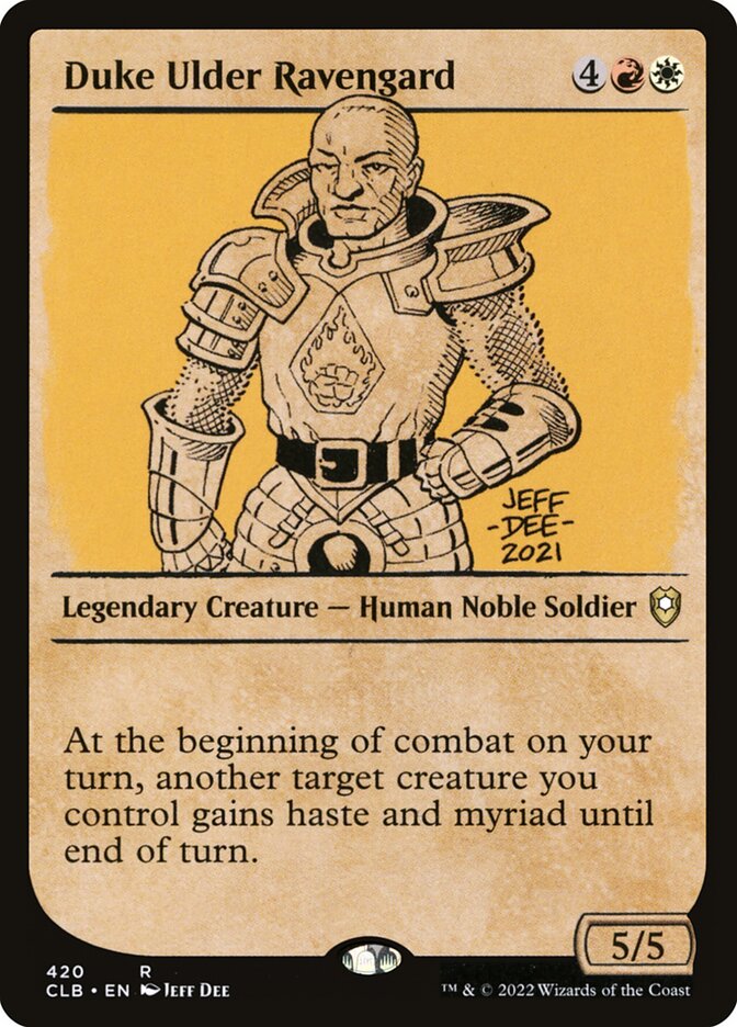 Duke Ulder Ravengard 420 (Commander Legends: Battle for Baldur's Gate)  - Foil | Good Games Adelaide SA