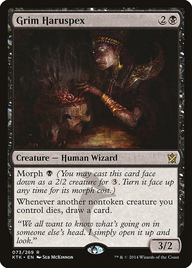 Grim Haruspex 73 (Khans of Tarkir)  - Foil | Good Games Adelaide SA