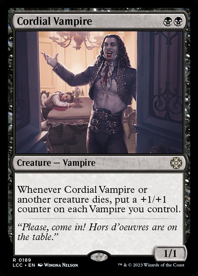Cordial Vampire 189 (Commander: The Lost Caverns of Ixalan)  | Good Games Adelaide SA