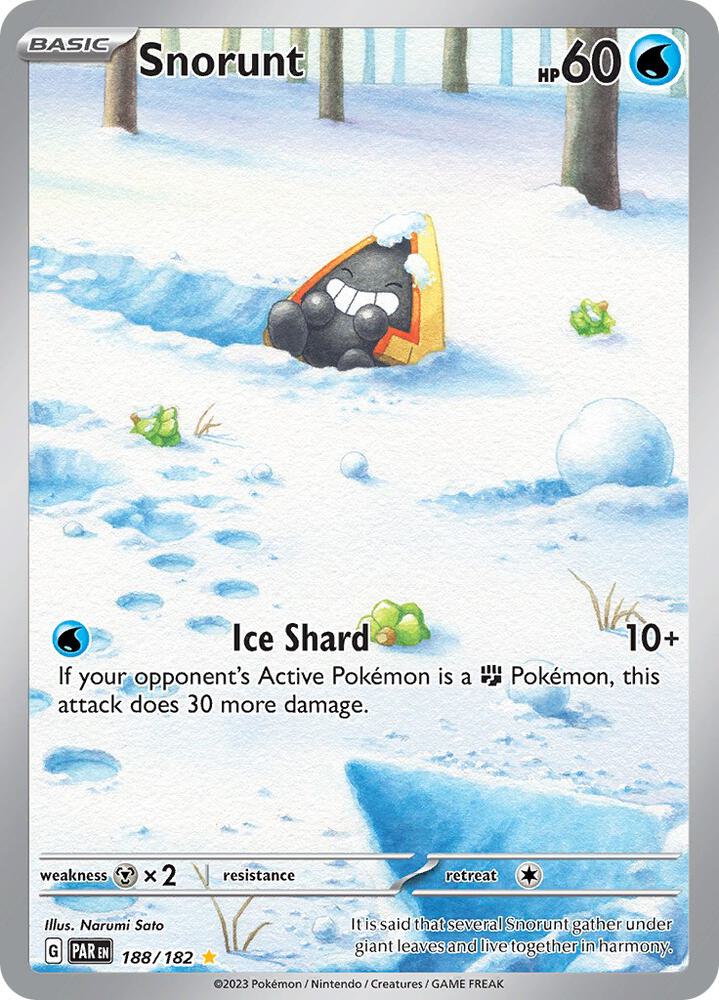 Snorunt 188/182 (SV04: Paradox Rift)  - Holofoil | Good Games Adelaide SA