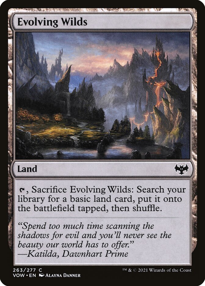 Evolving Wilds 263 (Innistrad: Crimson Vow)  | Good Games Adelaide SA