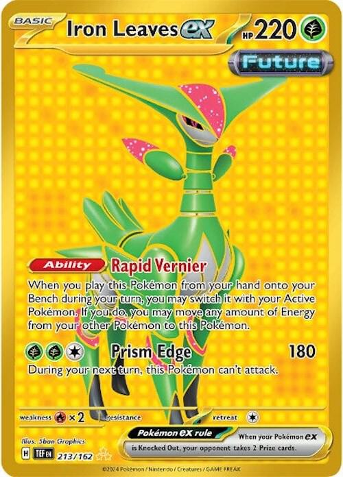 Iron Leaves ex 213/162 (SV05: Temporal Forces)  - Holofoil | Good Games Adelaide SA