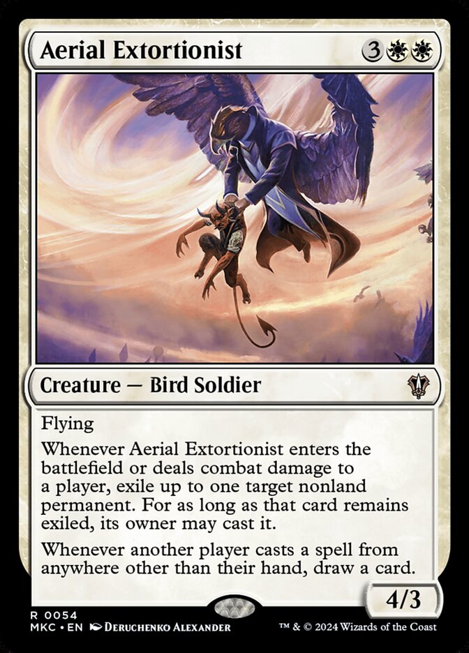 Aerial Extortionist 54 (Commander: Murders at Karlov Manor)  | Good Games Adelaide SA