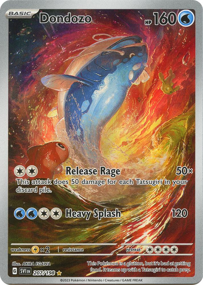 Dondozo 207 198 207/198 (SV01: Scarlet & Violet Base Set)  - Holofoil | Good Games Adelaide SA