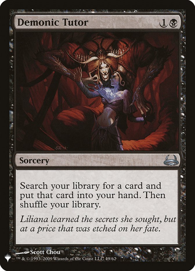 Demonic Tutor 49 (The List Reprints)  | Good Games Adelaide SA