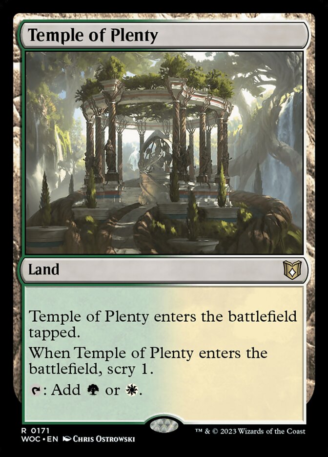 Temple of Plenty 171 (Commander: Wilds of Eldraine)  | Good Games Adelaide SA