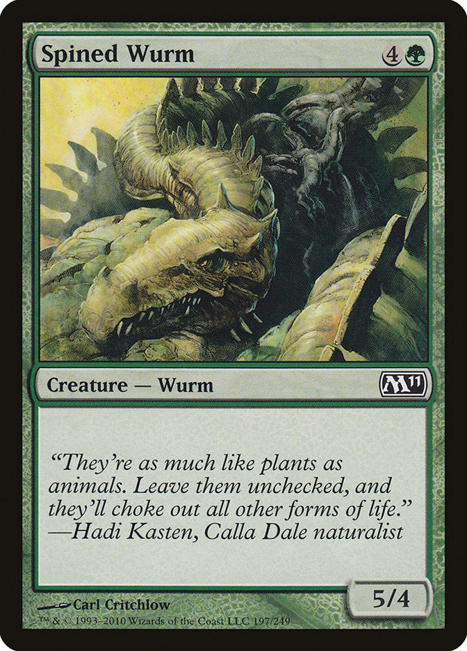 Spined Wurm 197 (Magic 2011 (M11))  | Good Games Adelaide SA