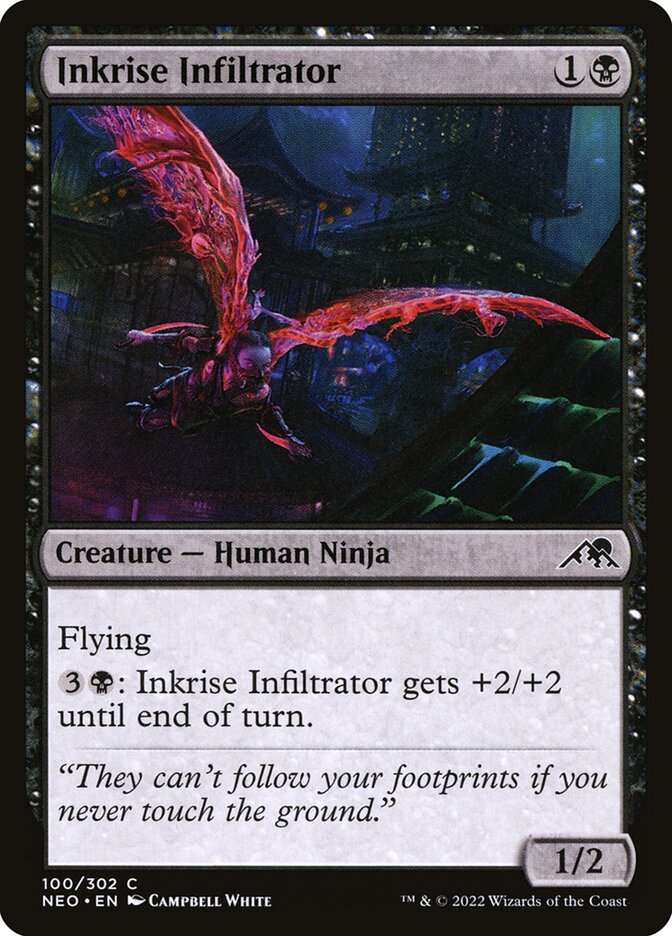 Inkrise Infiltrator 100 (Kamigawa: Neon Dynasty)  - Foil | Good Games Adelaide SA