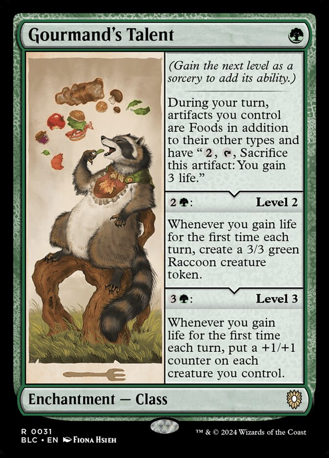 Gourmand's Talent 31 (Commander: Bloomburrow)  | Good Games Adelaide SA