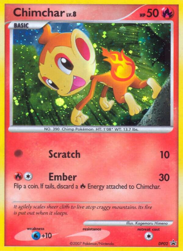 Chimchar DP02 (Diamond and Pearl Promos)  - Holofoil | Good Games Adelaide SA