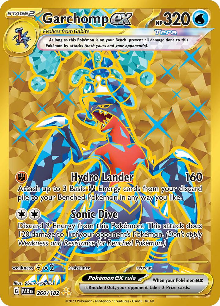 Garchomp ex 260 182 260/182 (SV04: Paradox Rift)  - Holofoil | Good Games Adelaide SA