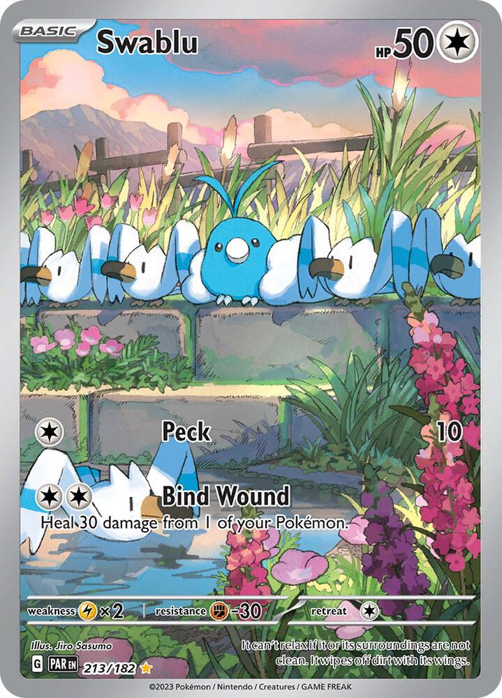 Swablu 213/182 (SV04: Paradox Rift)  - Holofoil | Good Games Adelaide SA