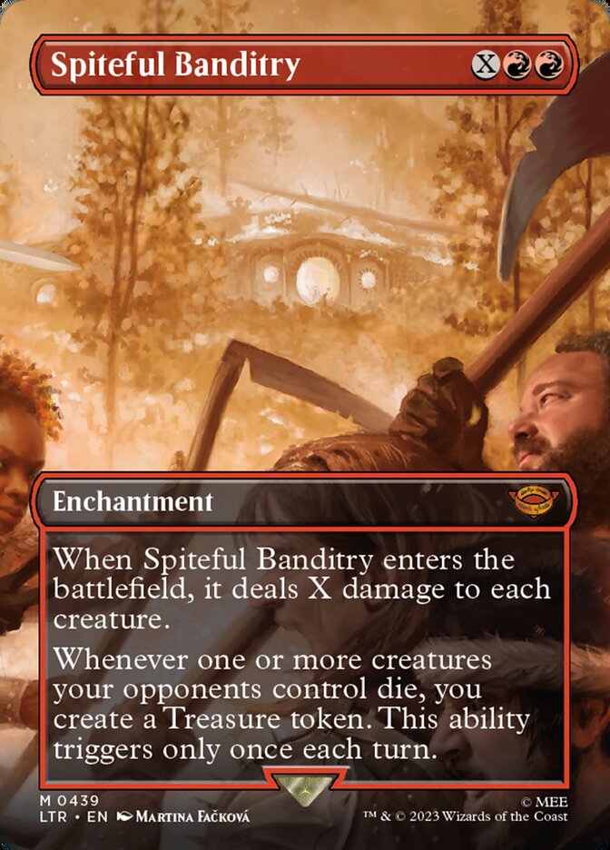 Spiteful Banditry 439 (Universes Beyond: The Lord of the Rings: Tales of Middle-earth)  - Borderless | Good Games Adelaide SA