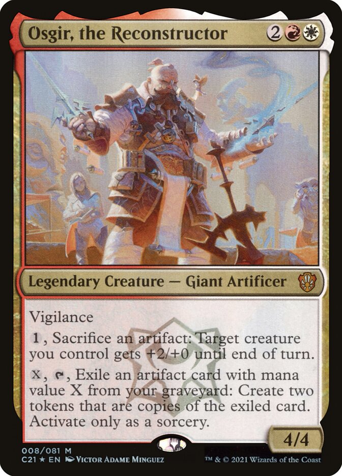 Osgir, the Reconstructor 8 (Commander 2021)  - Foil | Good Games Adelaide SA